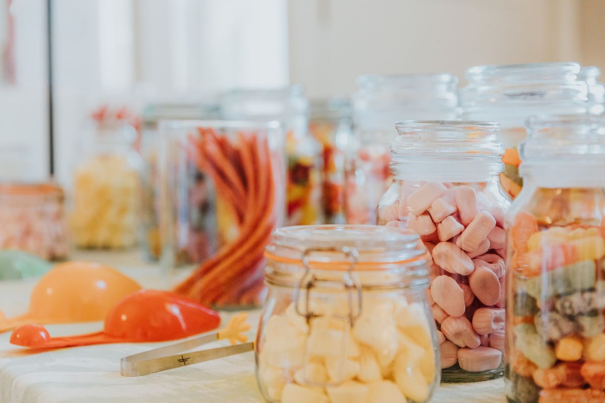 Jars of sweets